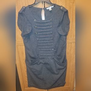 Derek Heart 2xl women's Heather gray y2k style dress